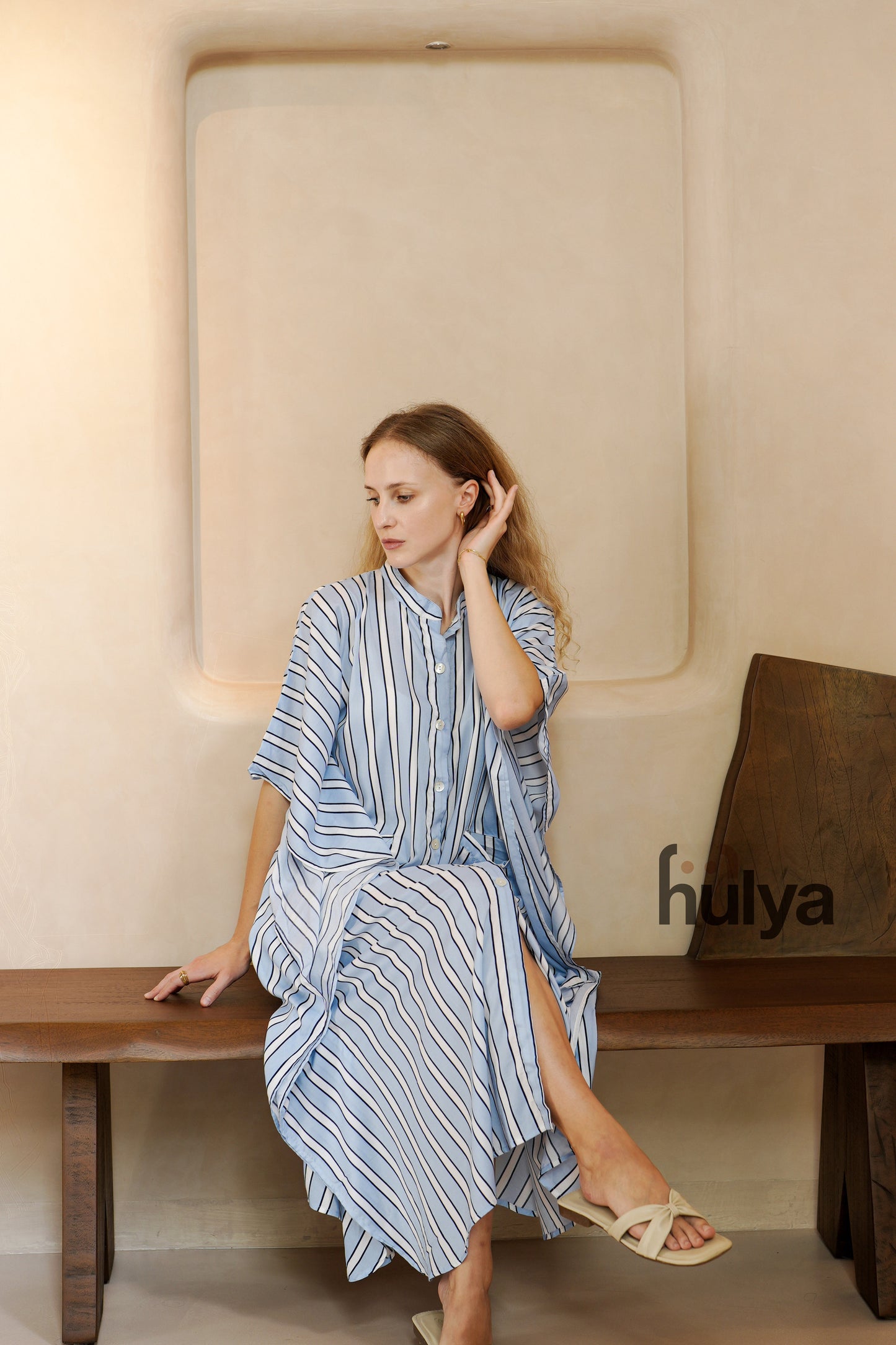 Echo Stripes Kafthan