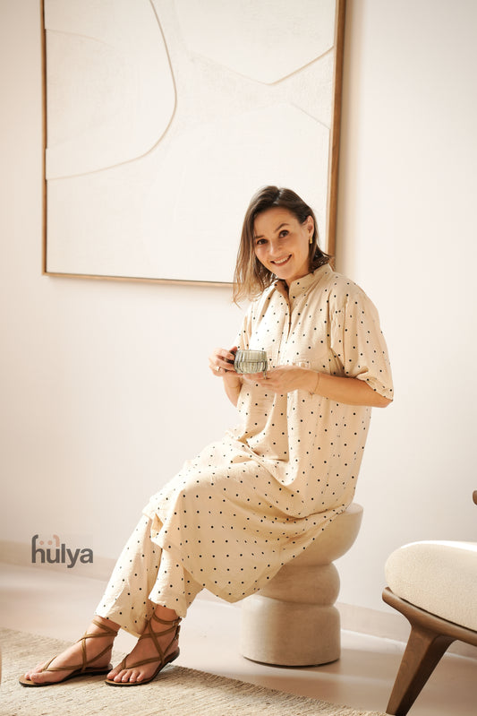 Polka Biege Bloom Coords