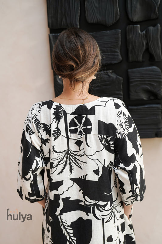 Eden Woven Linen Dress