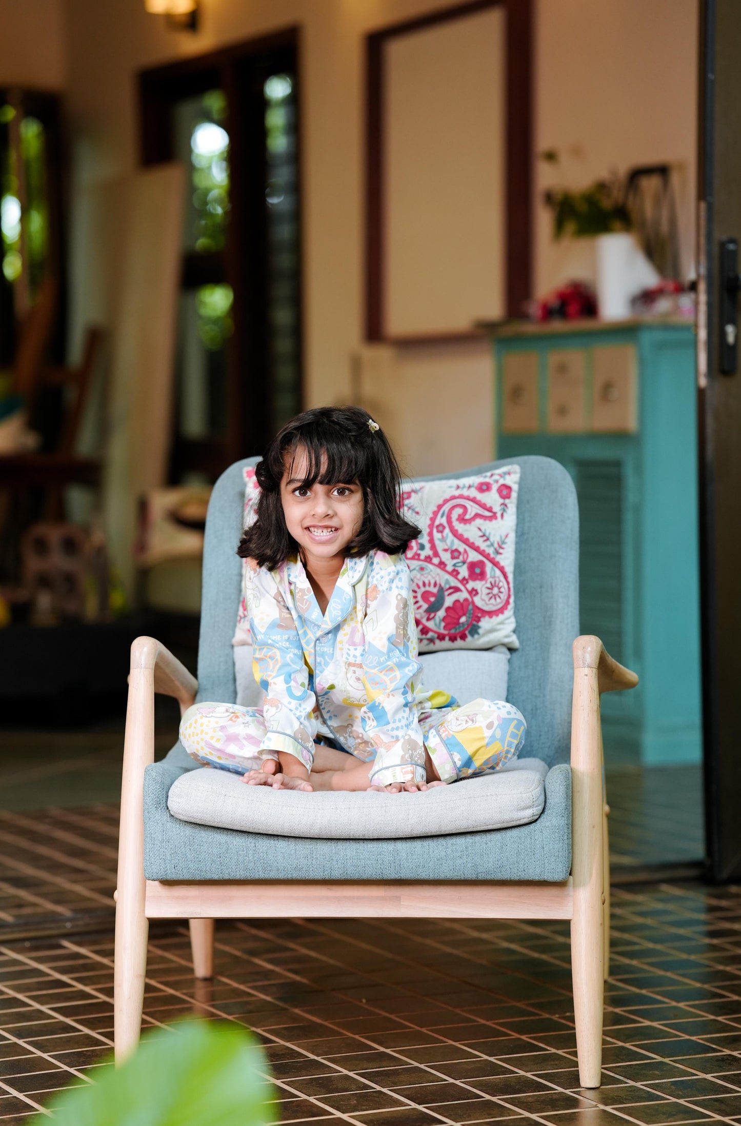 Pastel Teddy Fun PJ Set (Full Sleeve) π§Έπ