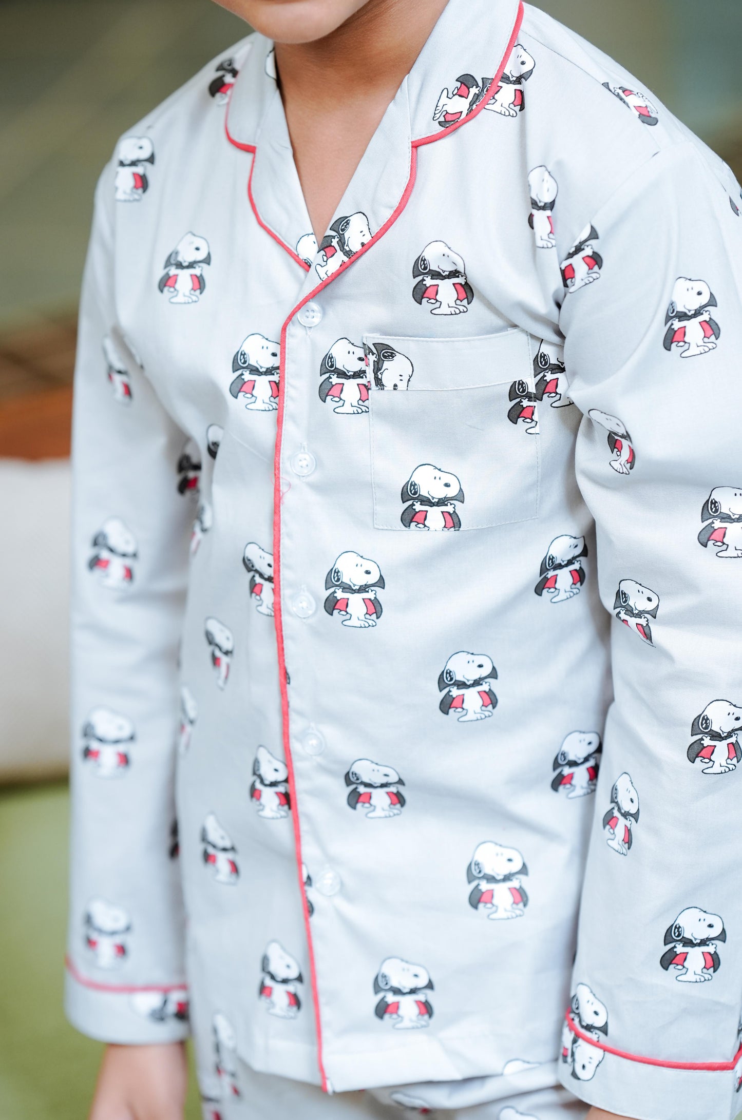 Playful Panda Party Long Pajama Set