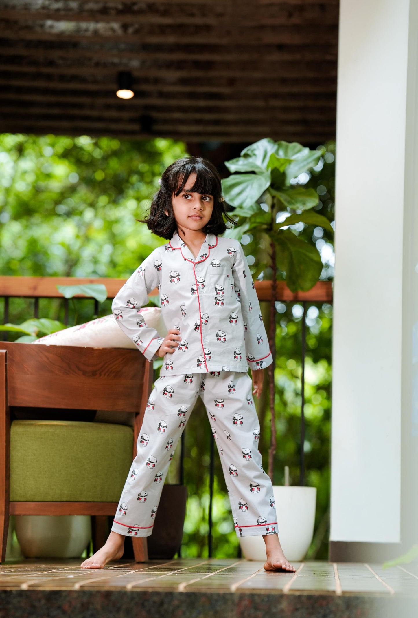 Classic Panda Party Kids PJ Set
