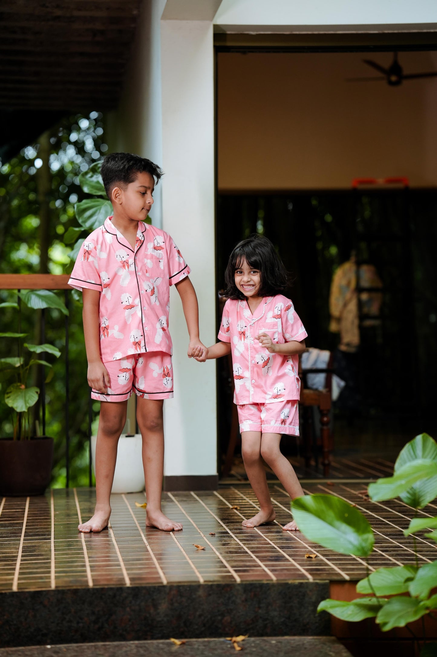Pink Poodle Parade Kids PJ Set
