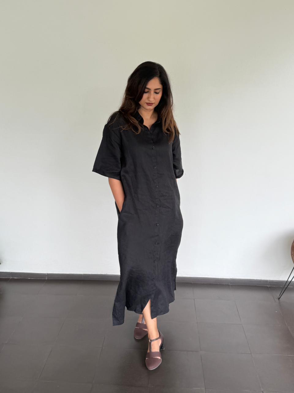 Midnight Muse Linen Shirt