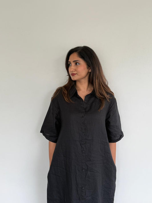 Midnight Muse Linen Shirt