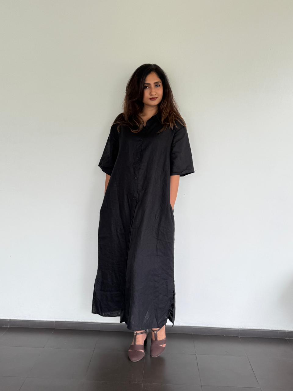 Midnight Muse Linen Shirt