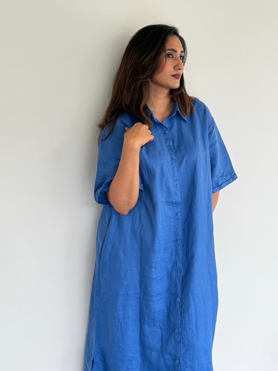 Blue Horizon Linen Shirt