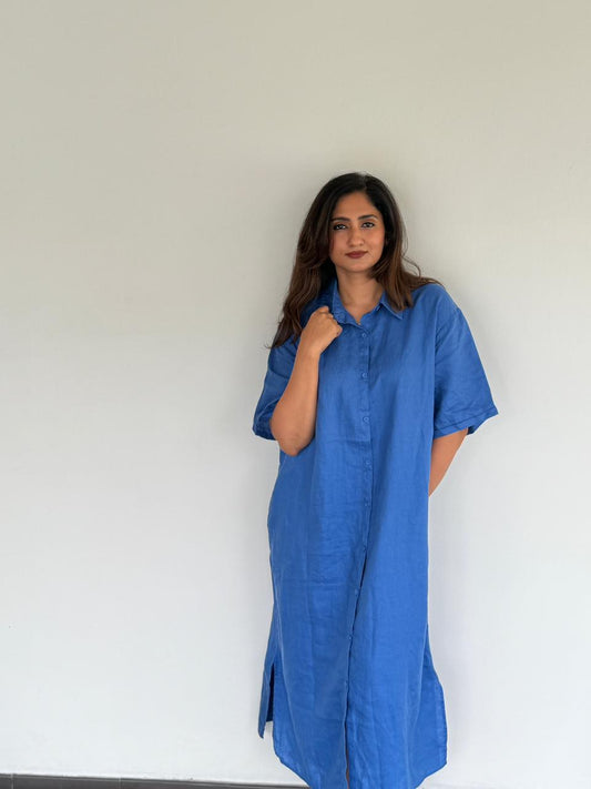 Blue Horizon Linen Shirt