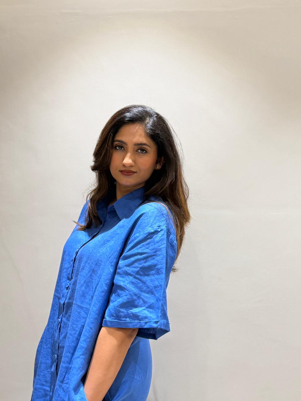 Blue Horizon Linen Shirt