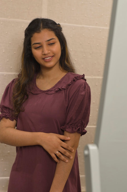 Exclusive Night Gown for Women - Brown