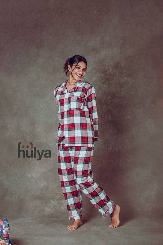 XMAS CHECKERED PYJAMAS