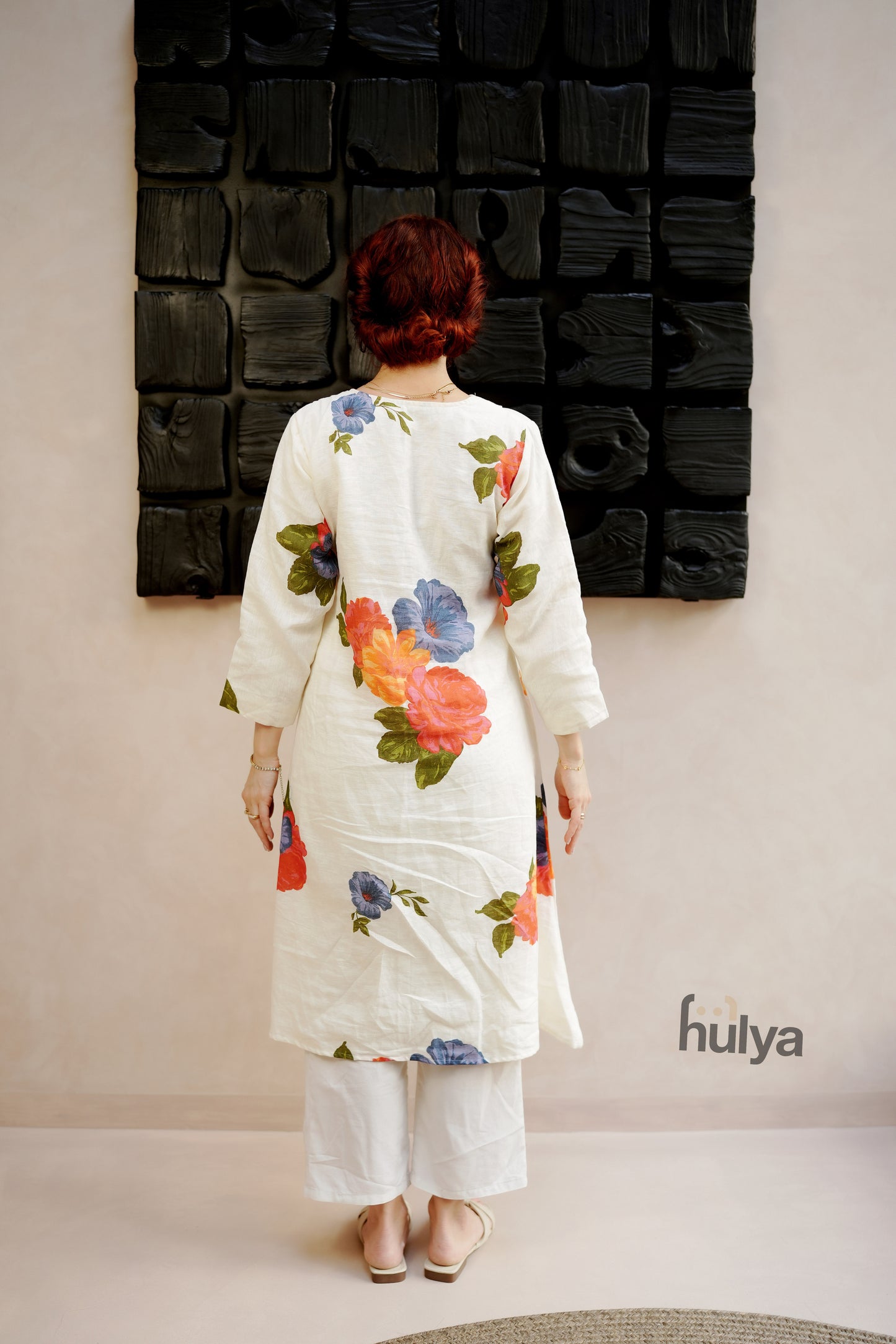 Crosette Bloom Artisan Linen Dress
