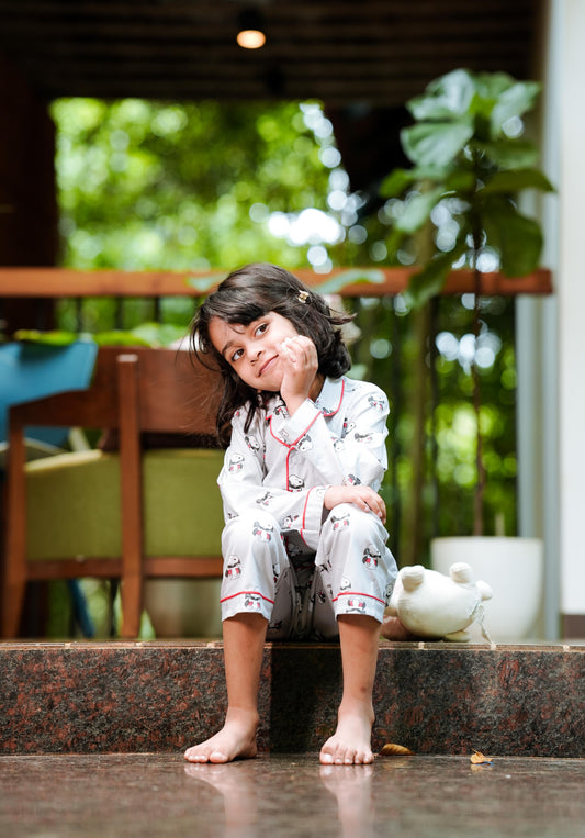 Classic Panda Party Kids PJ Set