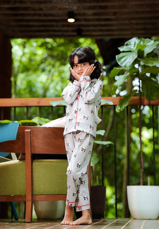 Classic Panda Party Kids PJ Set
