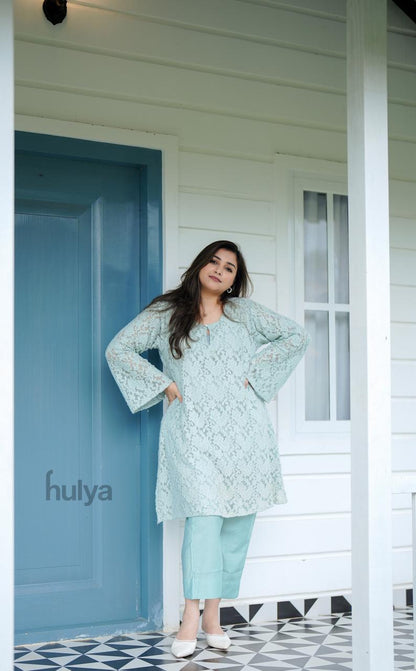 Mint Breeze Linen Co-ord Set