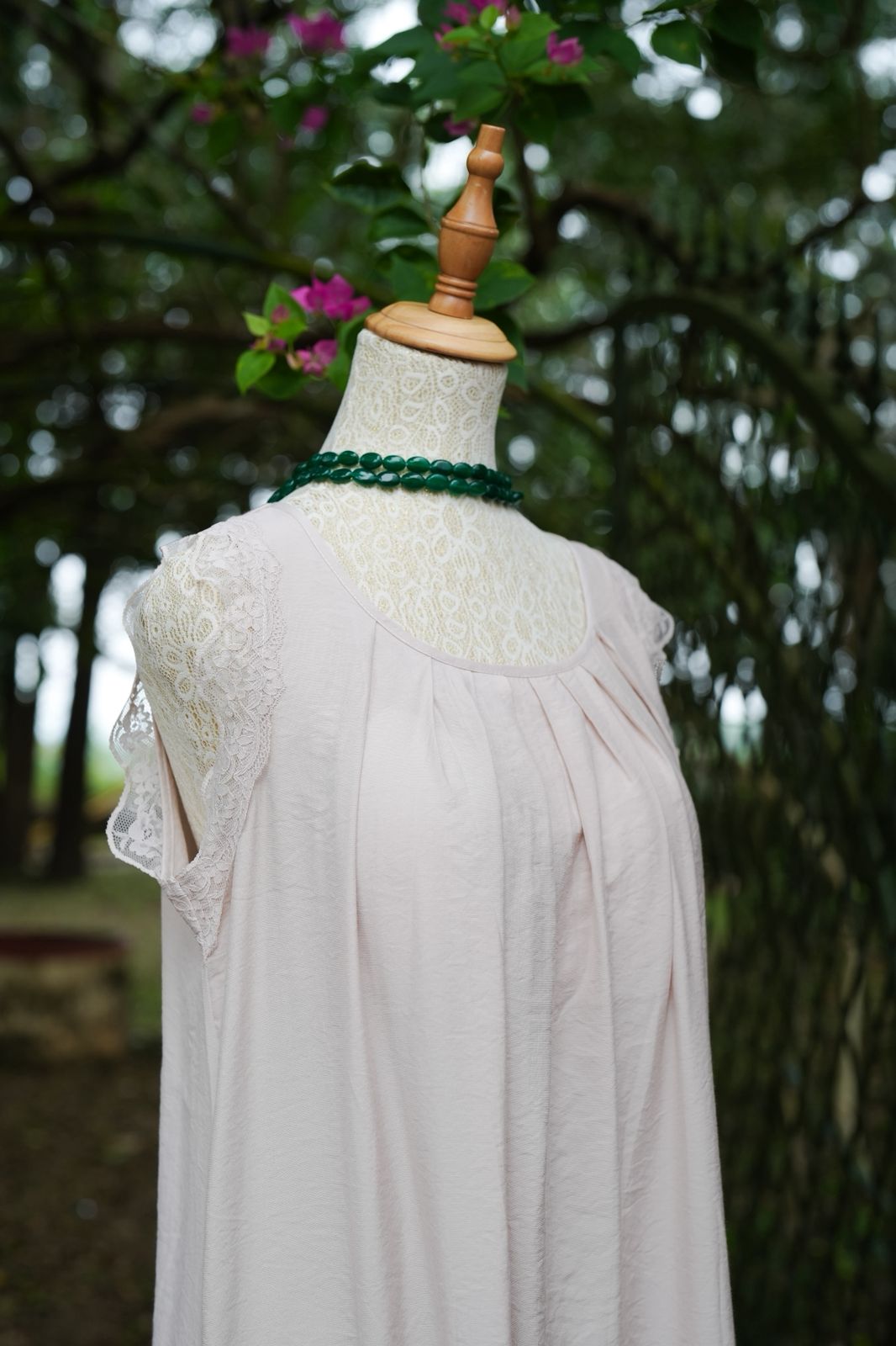 Luxe Blossom Sleeveless Night Dress