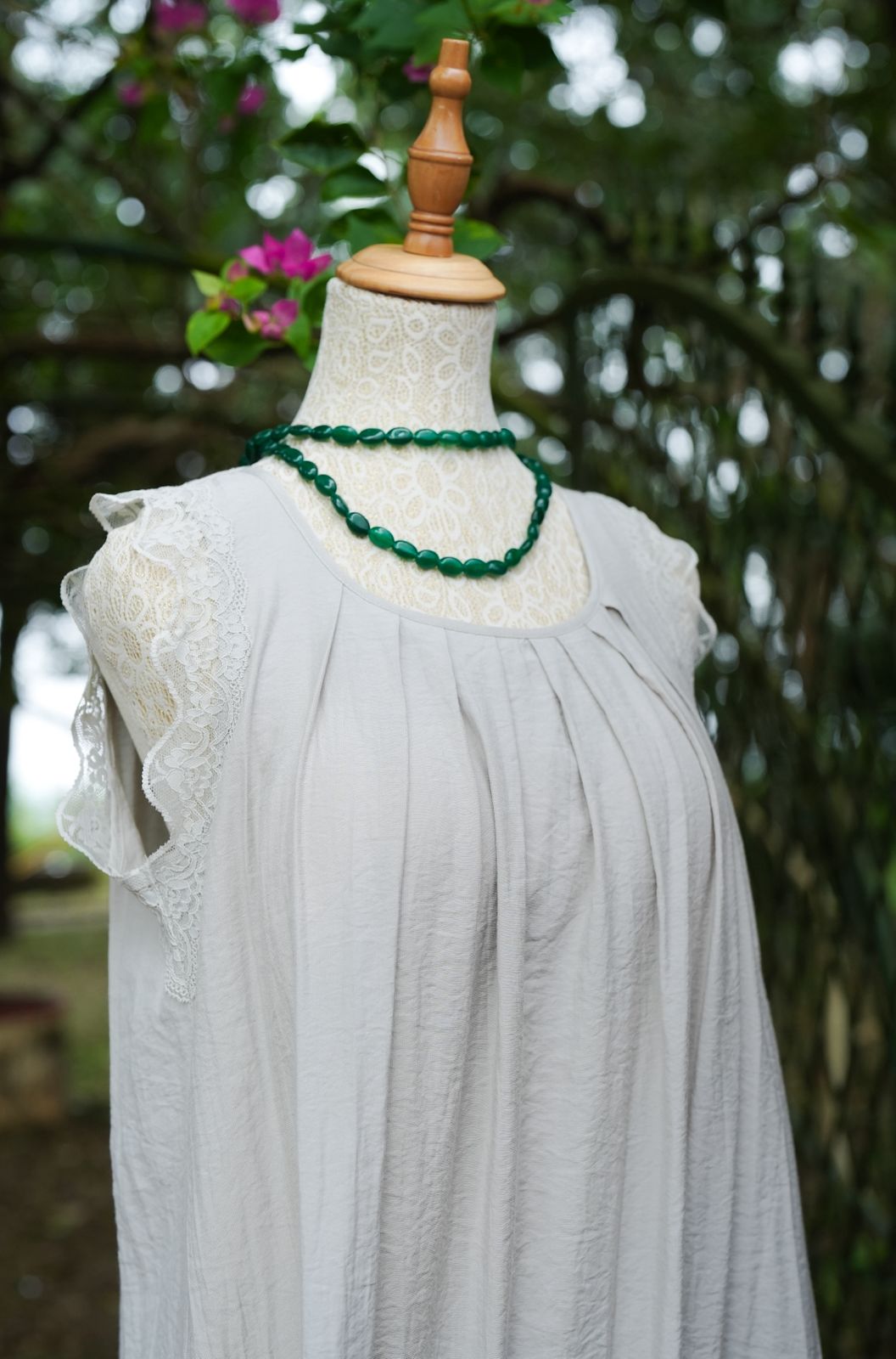 Luxe Blossom Sleeveless Night Dress