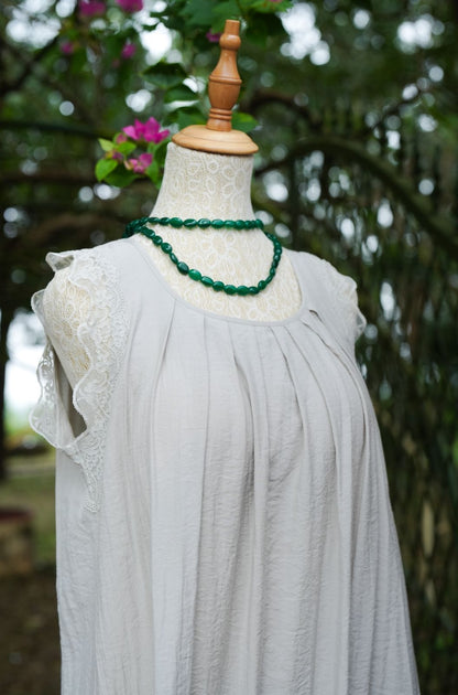 Luxe Blossom Sleeveless Night Dress