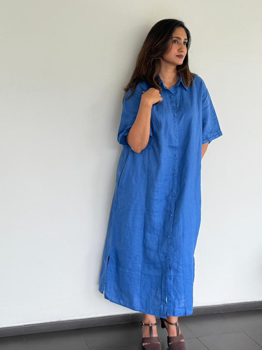 Blue Horizon Linen Shirt